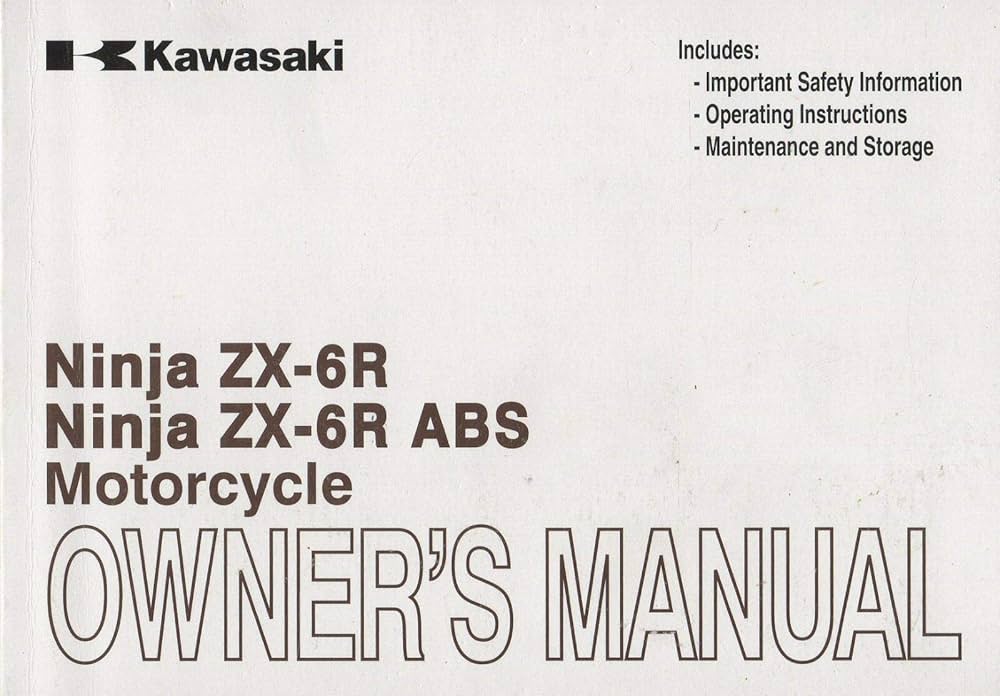Amazon.com: 2013 KAWASAKI MOTORCYCLE NINJA ZX-6R ABS OWNERS